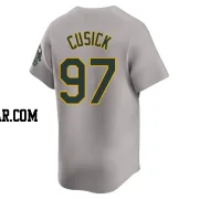 Ryan Cusick Men's Oakland Athletics Gray Limited Away Jersey