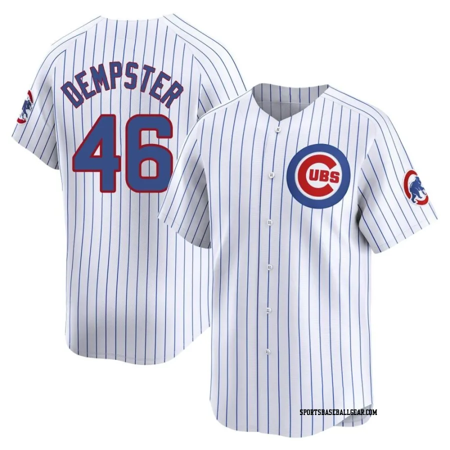 Ryan Dempster Men's Chicago Cubs White Limited Home Jersey