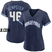 Ryan Dempster Women's Chicago Cubs Navy Authentic 2021 City Connect Jersey