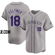 Ryan Feltner Men's Colorado Rockies Gray Limited Road Jersey