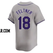 Ryan Feltner Men's Colorado Rockies Gray Limited Road Jersey