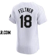 Ryan Feltner Men's Colorado Rockies White Elite Home Jersey