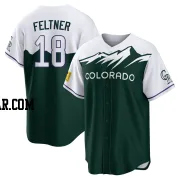 Ryan Feltner Youth Colorado Rockies Green Replica 2022 City Connect Jersey