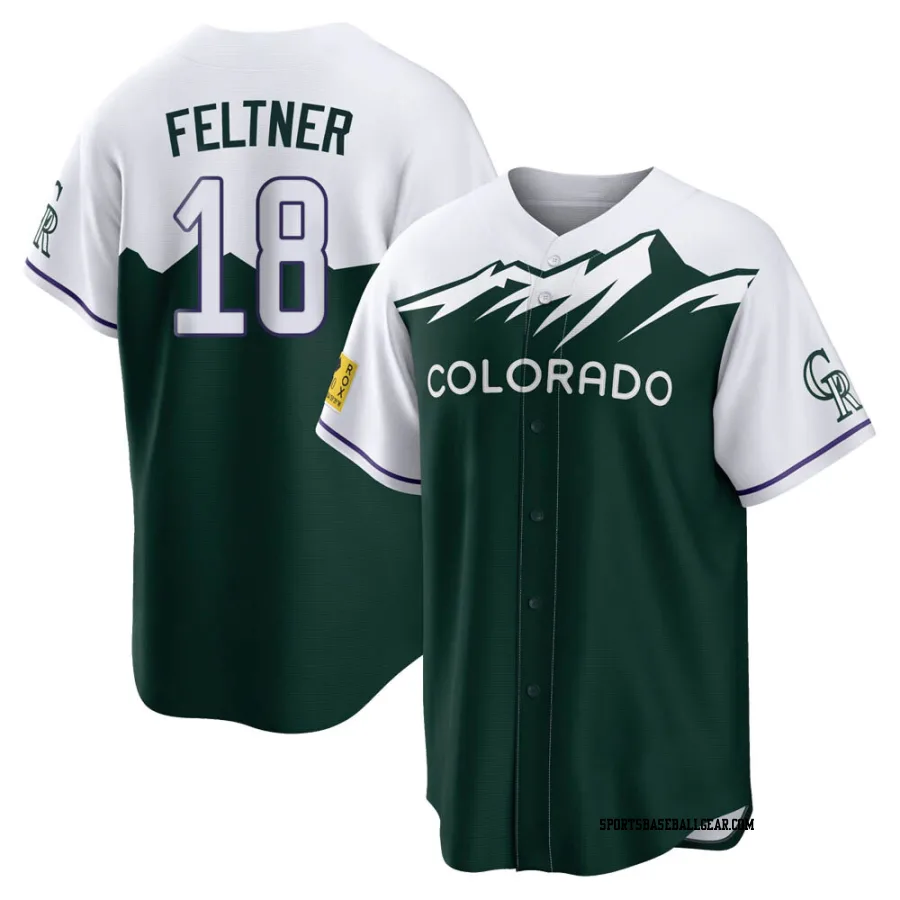 Ryan Feltner Youth Colorado Rockies Green Replica 2022 City Connect Jersey