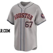 Ryan Gusto Men's Houston Astros Gray Limited Away Jersey