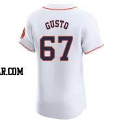 Ryan Gusto Men's Houston Astros White Elite Home Jersey