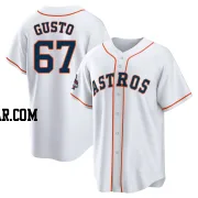 Ryan Gusto Men's Houston Astros White Replica 2022 World Series Champions Home Jersey