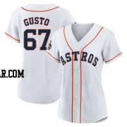 Ryan Gusto Women's Houston Astros White Authentic 2022 World Series Champions Home Jersey