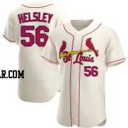 Ryan Helsley Men's St. Louis Cardinals Cream Authentic Alternate Jersey