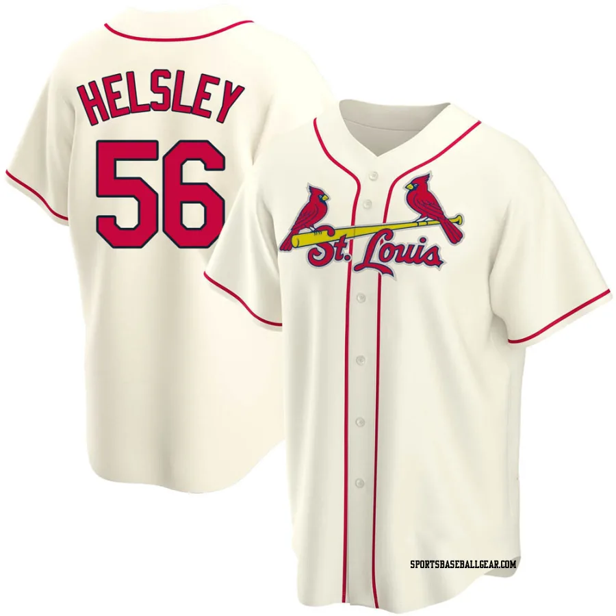 Ryan Helsley Youth St. Louis Cardinals Cream Replica Alternate Jersey