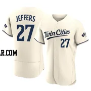 Ryan Jeffers Men's Minnesota Twins Cream Authentic Alternate 2023 Jersey