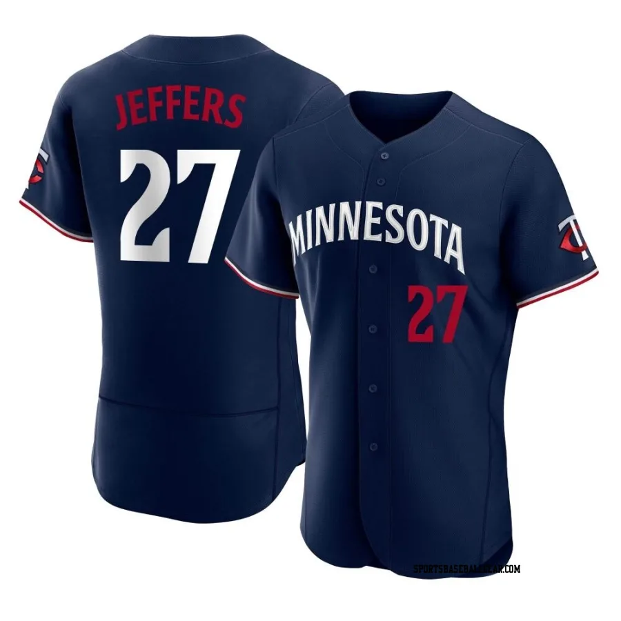 Ryan Jeffers Men's Minnesota Twins Navy Authentic Alternate Jersey