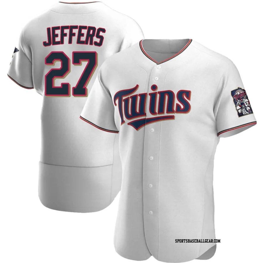 Ryan Jeffers Men's Minnesota Twins White Authentic Home Jersey