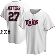 Ryan Jeffers Men's Minnesota Twins White Replica Home Jersey