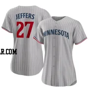 Ryan Jeffers Women's Minnesota Twins Gray Authentic Road Jersey