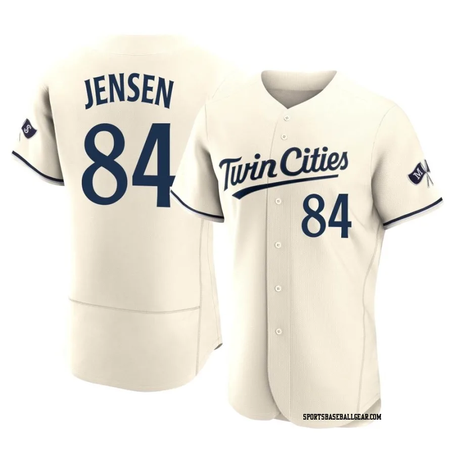 Ryan Jensen Men's Minnesota Twins Cream Authentic Alternate 2023 Jersey