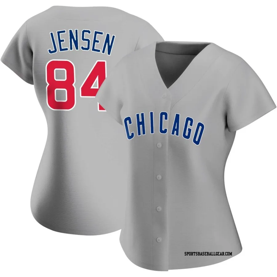 Ryan Jensen Women's Chicago Cubs Gray Authentic Road Jersey