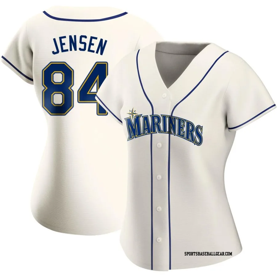 Ryan Jensen Women's Seattle Mariners Cream Authentic Alternate Jersey