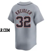 Ryan Kreidler Men's Detroit Tigers Gray Limited Road Jersey