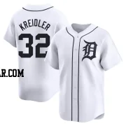 Ryan Kreidler Men's Detroit Tigers White Limited Home Jersey