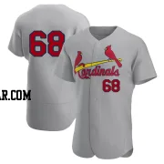 Ryan Loutos Men's St. Louis Cardinals Gray Authentic Road Jersey