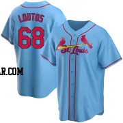 Ryan Loutos Men's St. Louis Cardinals Light Blue Replica Alternate Jersey