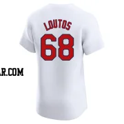 Ryan Loutos Men's St. Louis Cardinals White Elite Home Jersey