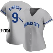 Ryan McBroom Women's Kansas City Royals Gray Authentic 2022 Road Jersey