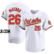 Ryan McKenna Youth Baltimore Orioles White Limited Home Jersey