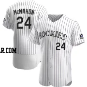 Ryan McMahon Men's Colorado Rockies White Authentic Home Jersey