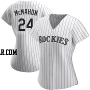 Ryan McMahon Women's Colorado Rockies White Authentic Home Jersey