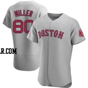 Ryan Miller Men's Boston Red Sox Gray Authentic Road Jersey