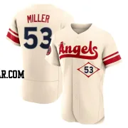 Ryan Miller Men's Los Angeles Angels Cream Authentic 2022 City Connect Jersey