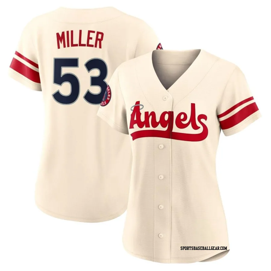 Ryan Miller Women's Los Angeles Angels Cream Authentic 2022 City Connect Jersey