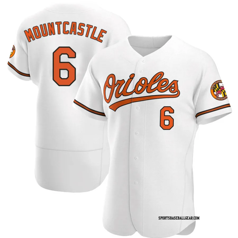 Ryan Mountcastle Men's Baltimore Orioles White Authentic Home Jersey