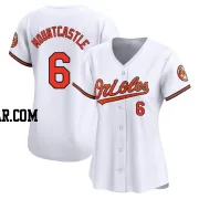 Ryan Mountcastle Women's Baltimore Orioles White Limited Home Jersey