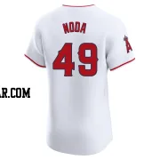 Ryan Noda Men's Los Angeles Angels White Elite Home Jersey