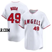 Ryan Noda Men's Los Angeles Angels White Limited Home Jersey