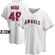 Ryan Noda Men's Los Angeles Angels White Replica Home Jersey