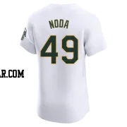 Ryan Noda Men's Oakland Athletics White Elite Home Jersey