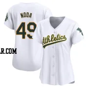 Ryan Noda Women's Oakland Athletics White Limited Home Jersey