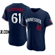 Ryan O'rourke Men's Minnesota Twins Navy Authentic Ryan O'Rourke Alternate Jersey