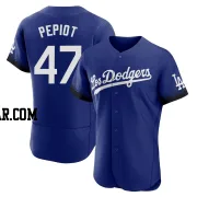 Ryan Pepiot Men's Los Angeles Dodgers Royal Authentic 2021 City Connect Jersey