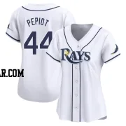 Ryan Pepiot Women's Tampa Bay Rays White Limited Home Jersey