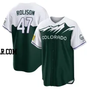 Ryan Rolison Youth Colorado Rockies Green Replica 2022 City Connect Jersey