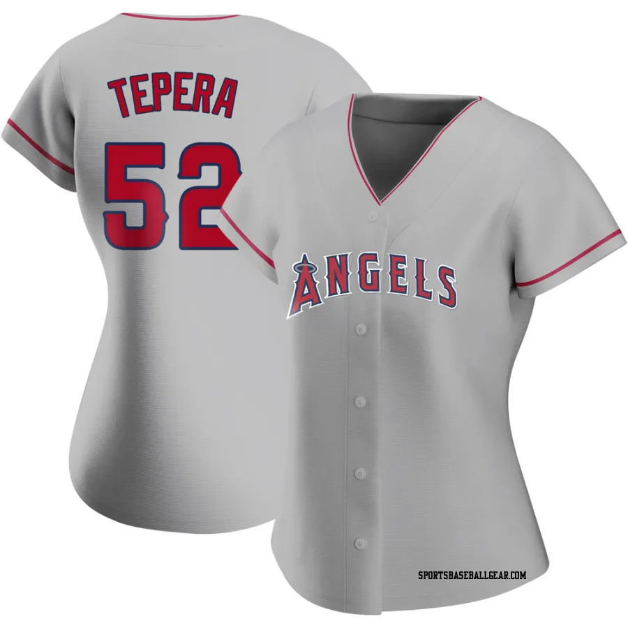 Ryan Tepera Women's Los Angeles Angels Authentic Silver Road Jersey