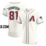 Ryan Thompson Men's Arizona Diamondbacks Cream Elite Home Patch Jersey