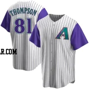 Ryan Thompson Men's Arizona Diamondbacks Cream/Purple Replica Alternate Cooperstown Collection Jersey