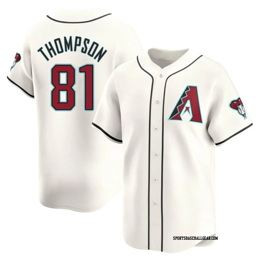 Ryan Thompson Men's Arizona Diamondbacks White Limited Home Jersey