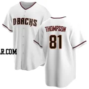 Ryan Thompson Men's Arizona Diamondbacks White Replica Home Jersey